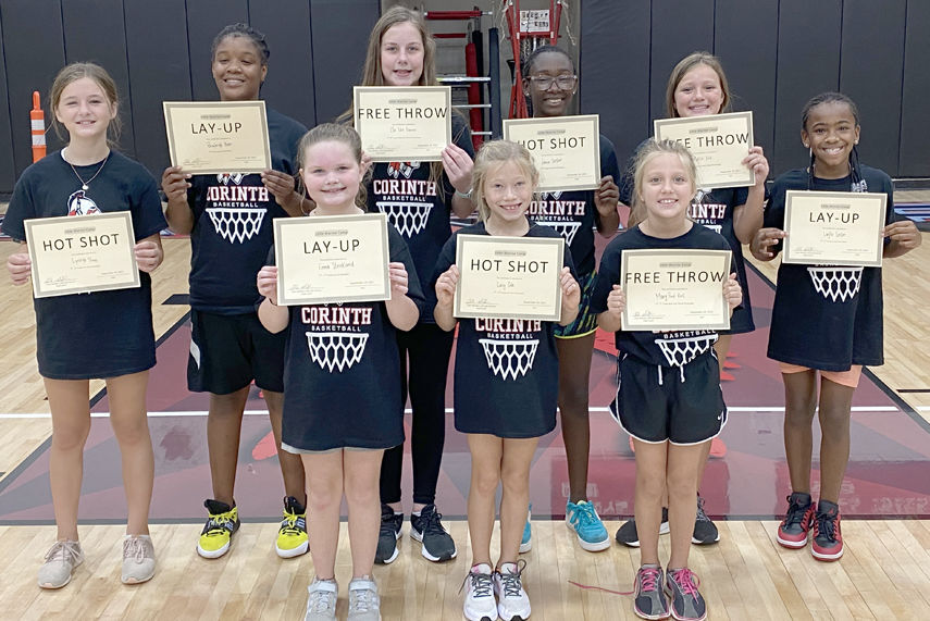 Award winners at Little Warriors Girls Camp